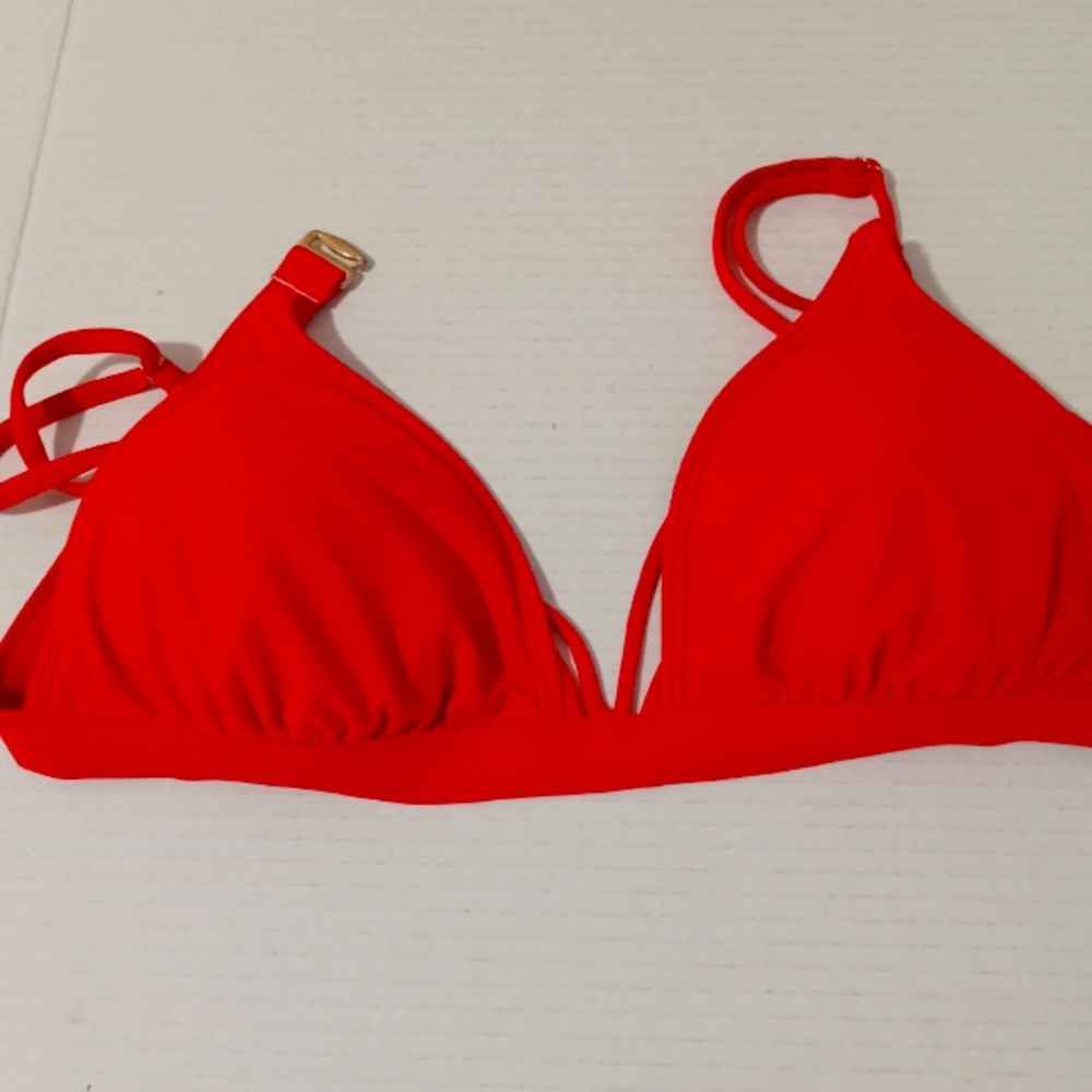 Woman Bikini top size medium red
